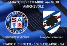 Solbiatese, non solo uomini. Le Azalee ospitano la Doria La Solbiatese Azalee affronta la Sampdoria