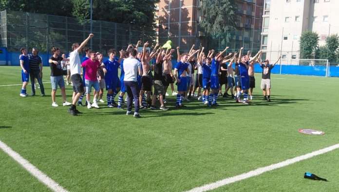 L'Orione esulta dopo il successo sull'Accademia Bustese L'Orione esulta dopo il successo sull'Accademia Bustese