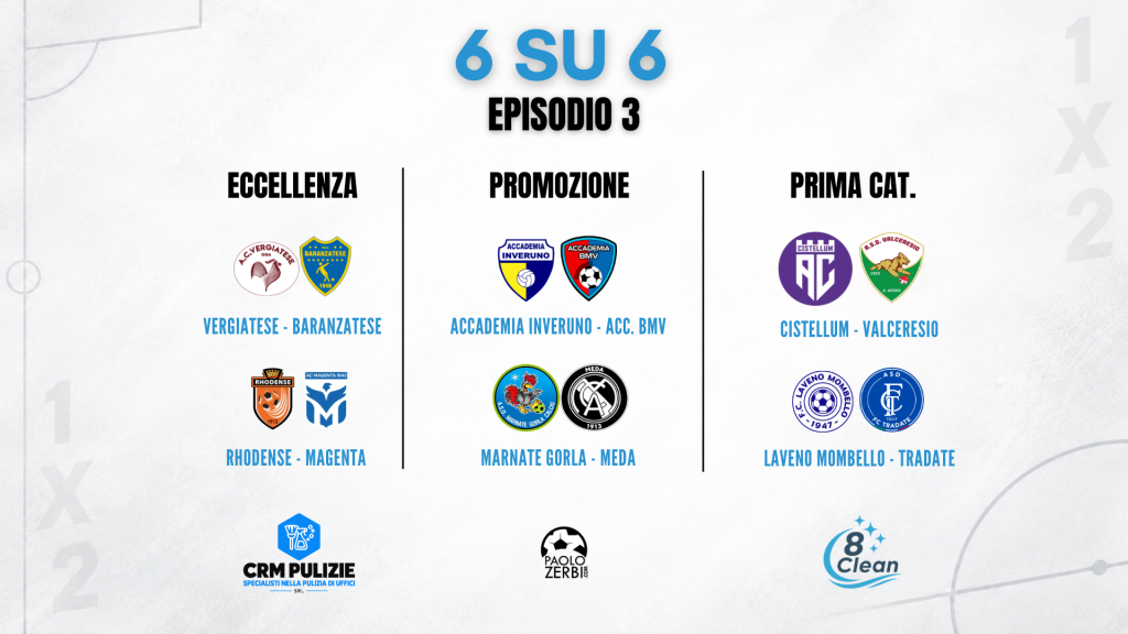 6 su 6 - Giornata 3