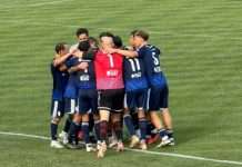 Eccellenza – El segna semper Gu…ri! Legnano e Caronnese ok, Saronno in rimonta Il Saronno festeggia la vittoria di Magenta